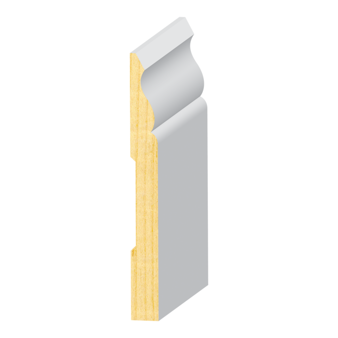 Vintage FJ Pine Baseboard 9/16&quot; x 5-1/4&quot;