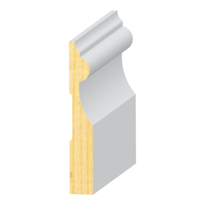 Classic Beaded FJ Pine Baseboard 9/16&quot; x 3-7/16&quot;