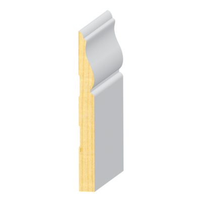 Crescent FJ Pine Baseboard 5/8&quot; x 5-1/4&quot;