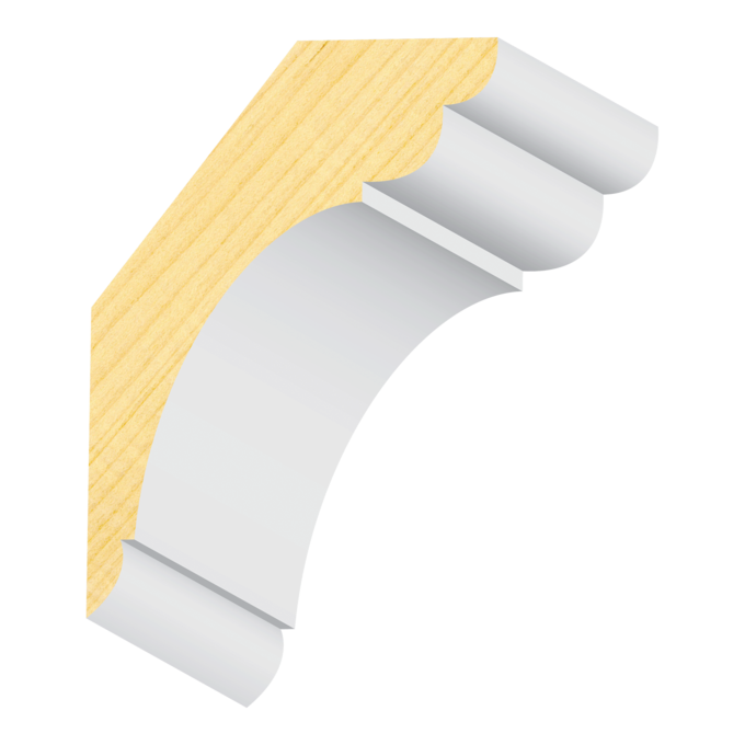 Cornice FJ Pine Crown 1-1/8&quot; x 4-1/2&quot;