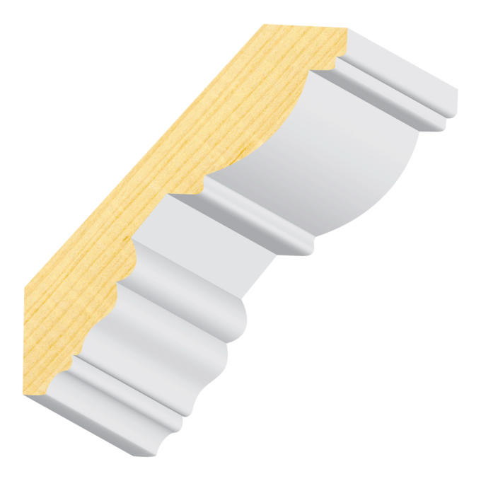 Monterey FJ Pine Crown 11/16&quot; x 4-1/2&quot;