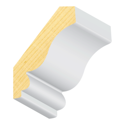 Edge Bead FJ Pine Crown 9/16&quot; x 3-1/8&quot;