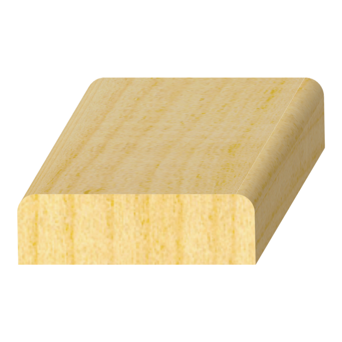 1 Round Edge FJ Pine Door Stop  3/8" x 1-1/4"