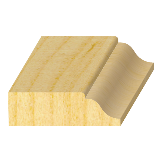 Colonial FJ Pine Door Stop  7/16" x 1-3/8"