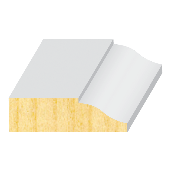 Colonial FJ Pine Door Stop  7/16" x 1-3/8"