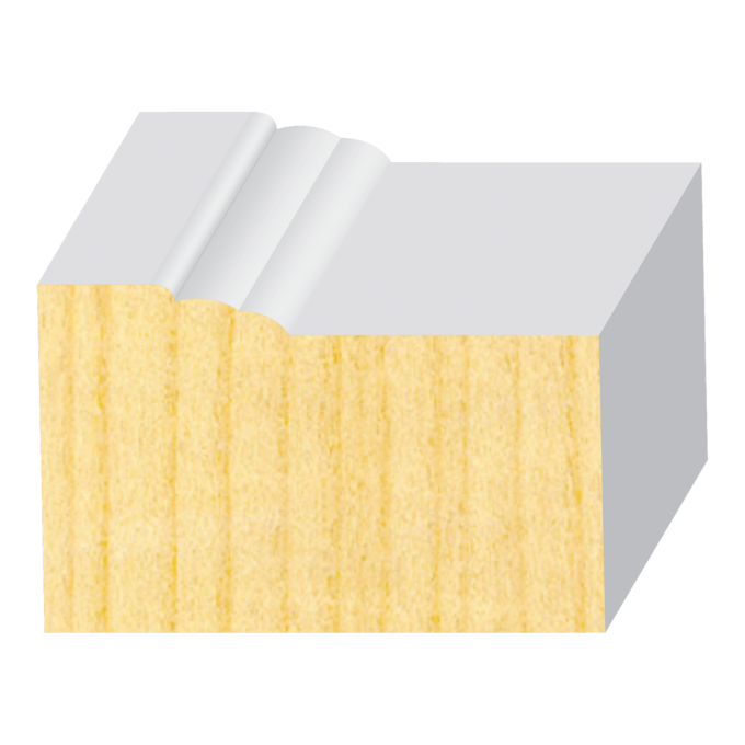 #180 Eastern Brick FJ Pine Exterior Molds  1-1/4" x 2"