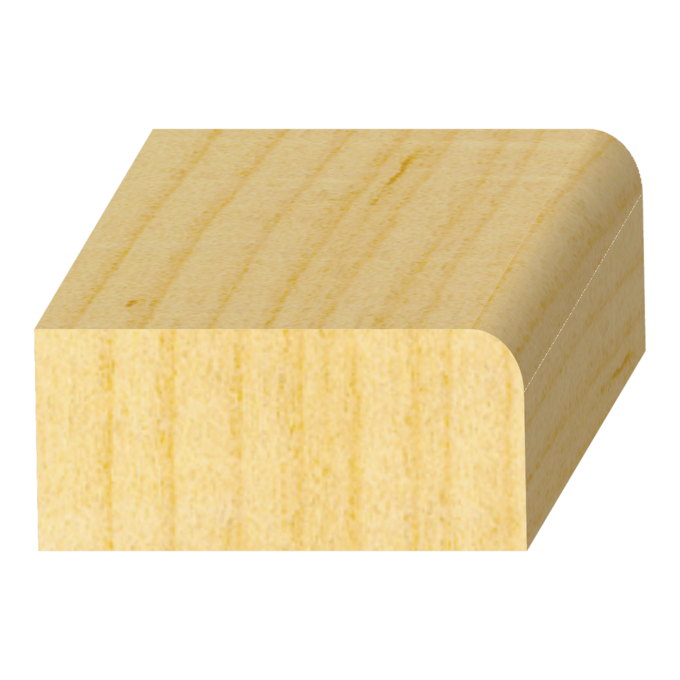 1 Eased Edge Cleat FJ Pine  9/16" x 1-1/2"