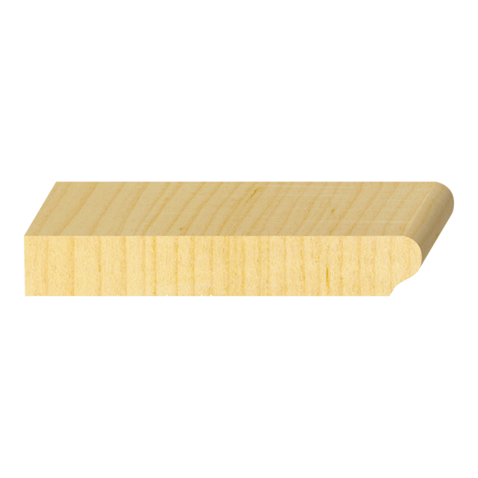 Raw Ogee FJ Pine Stool 11/16&quot; x 4-1/2&quot;