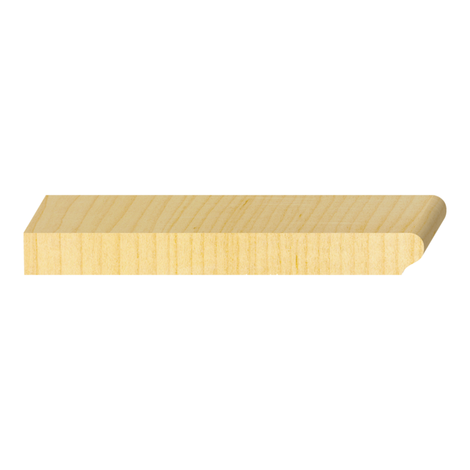 Raw Ogee FJ Pine Stool 11/16&quot; x 6-1/2&quot;