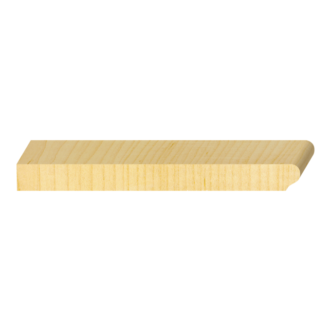 Raw Ogee FJ Pine Stool 11/16&quot; x 7-1/4&quot;