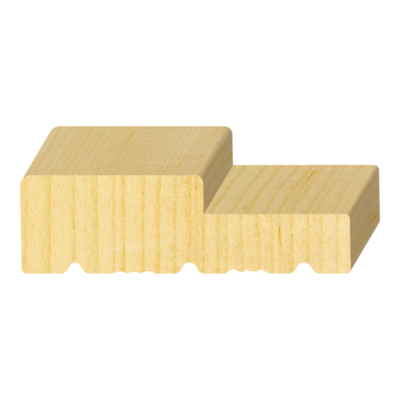 #418 FJ Pine Exterior Jamb with 1-3/4&quot; Rab&#39;t 11/16&quot; x 4-1/8&quot;