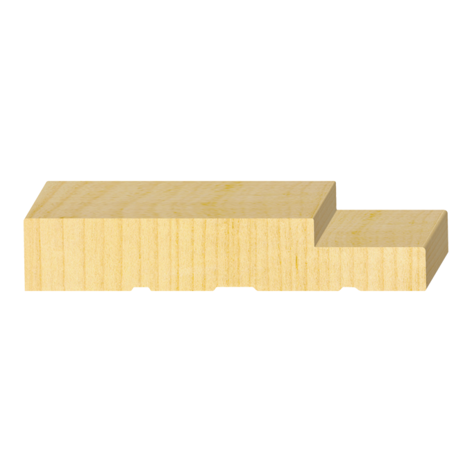 #658 FJ Pine Exterior Jamb with 1-3/4&quot; Rab&#39;t 11/16&quot; x 6-5/8&quot;