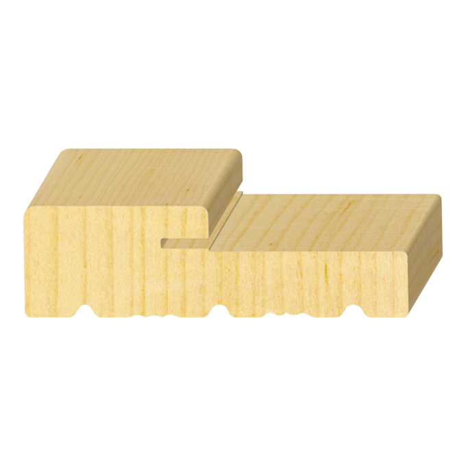 #418 FJ Pine Exterior Jamb Weather Strip 11/16" x 4-1/8"