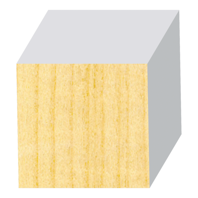Non-Treated S1S2E (2x2) FJ Pine  1-7/16&quot; x 1-1/2&quot;