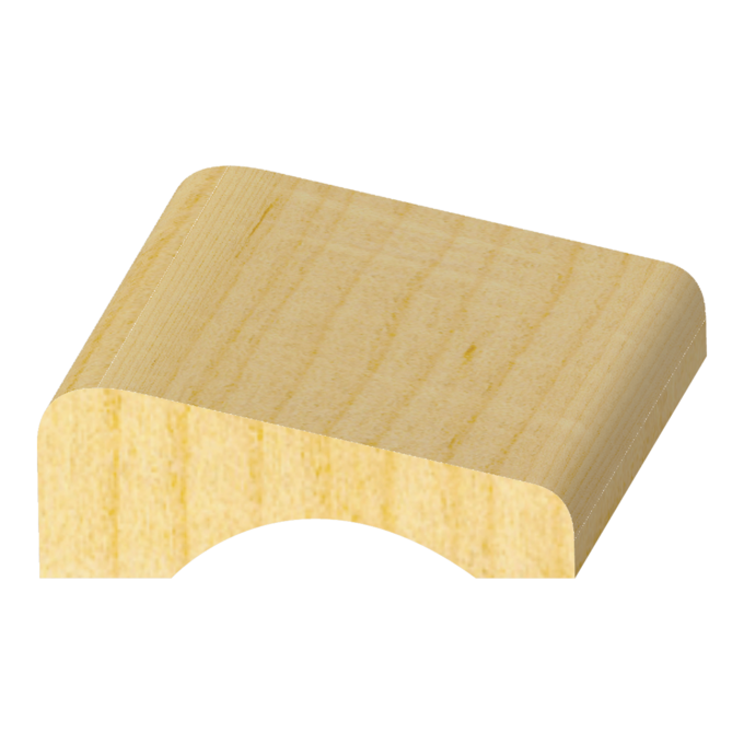 Raw Pre Fit FJ Pine Casing 9/16&quot; x 1-1/2&quot;