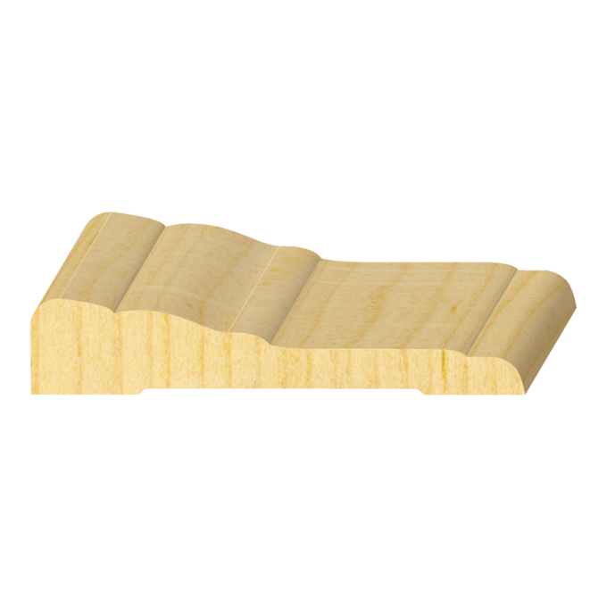 Raw Colonial/Chesapeake  FJ Pine Casing 11/16&quot; x 3-1/2&quot;