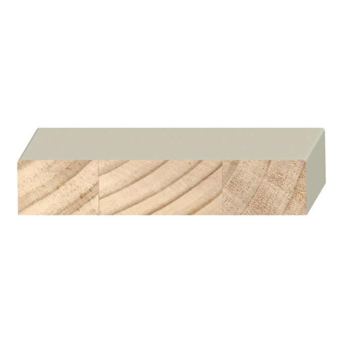 5/4X6 S1S Trimboard Exterior Wood  1&quot; x 5-1/2&quot; x 16 feet