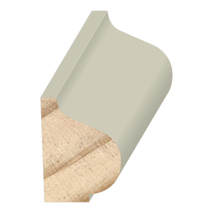 Base Cap Millwork Exterior Wood  9/16&quot; x 3/4&quot; x 16 feet