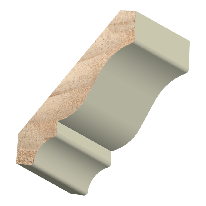 Colonial Crown Millwork Exterior Wood  5/8&quot; x 3-5/8&quot; x 16 feet