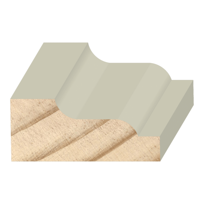 Shingle Mould Exterior Wood  11/16&quot; x 1-5/8&quot; x 16 feet