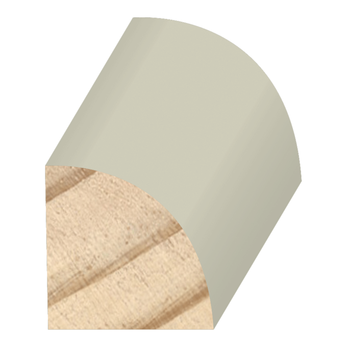 Quarter Round Exterior Wood  11/16&quot; x 11/16&quot; x 16 feet