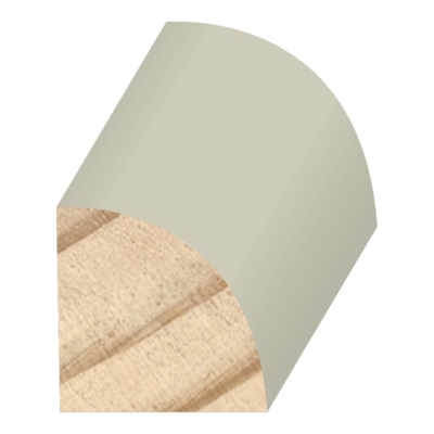 Quarter Round Exterior Wood  11/16&quot; x 11/16&quot; x 16 feet