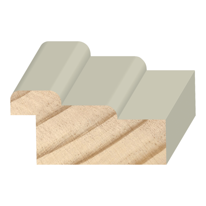 Step Stucco Mould Exterior Wood  15/16&quot; x 1-15/16&quot; x 17 feet