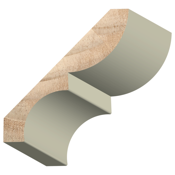Bed &amp; Cove Exterior Wood  3/4&quot; x 4-5/16&quot; x 16 feet