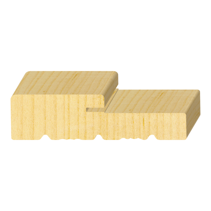 20-min FR FJ Pine Exterior Jamb Weather Strip 5-1/4" x 3"