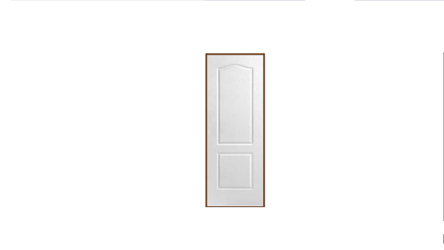 2-Panel Arch Top Single Prehung Door