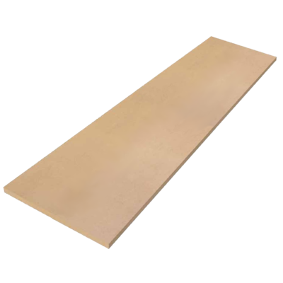 Bullnose Edge MDF Shelving 11/16&quot; x 11-1/4&quot; x 16 feet