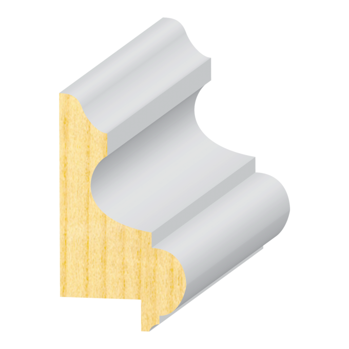 Raised Panel Cap FJ Pine 1-3/16&quot;x 2-3/16&quot;