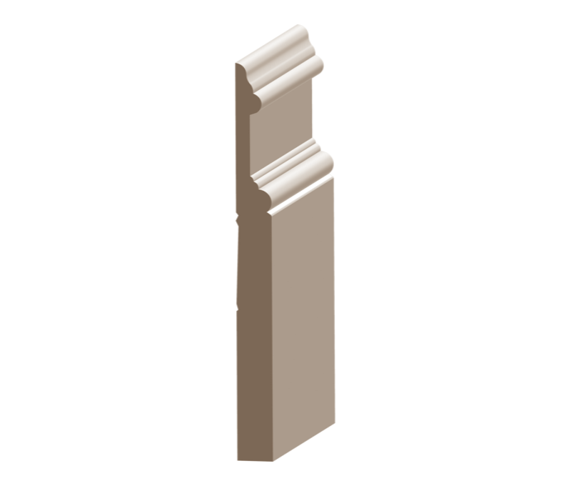 Flex Santa Clara Baseboard 5/8&quot; x 7-1/4&quot; to match MDF