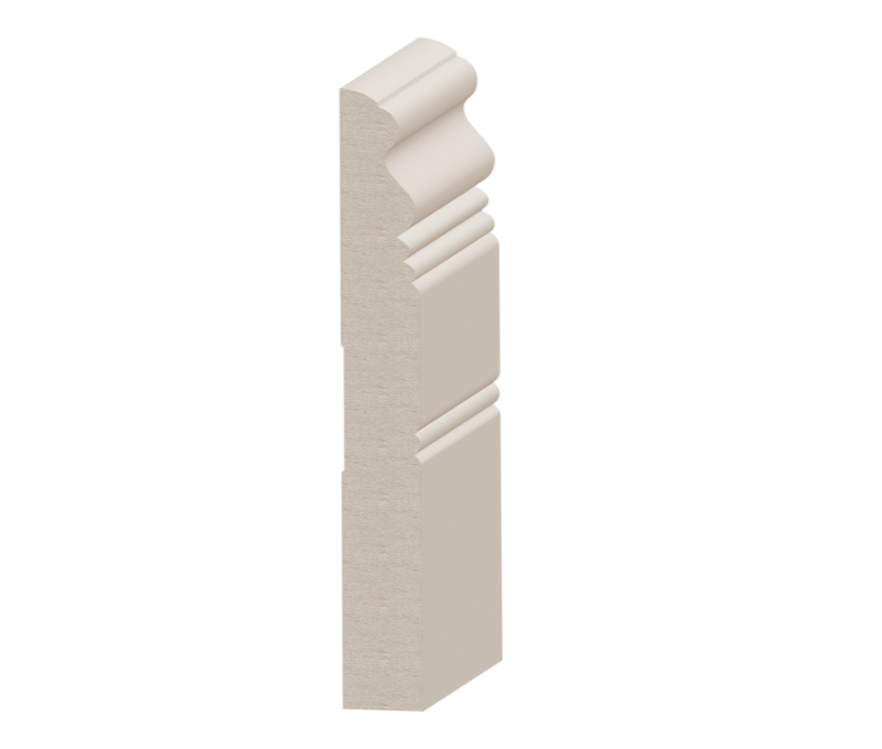 Flex Williamsburg Baseboard 1&quot; x 8-1/2 to match MDF