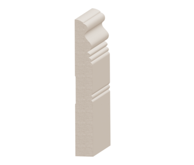 Flex Williamsburg Baseboard 1&quot; x 8-1/2 to match MDF