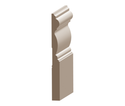 Flex Malibu Baseboard 9/16&quot; x 7-1/4&quot; to match MDF