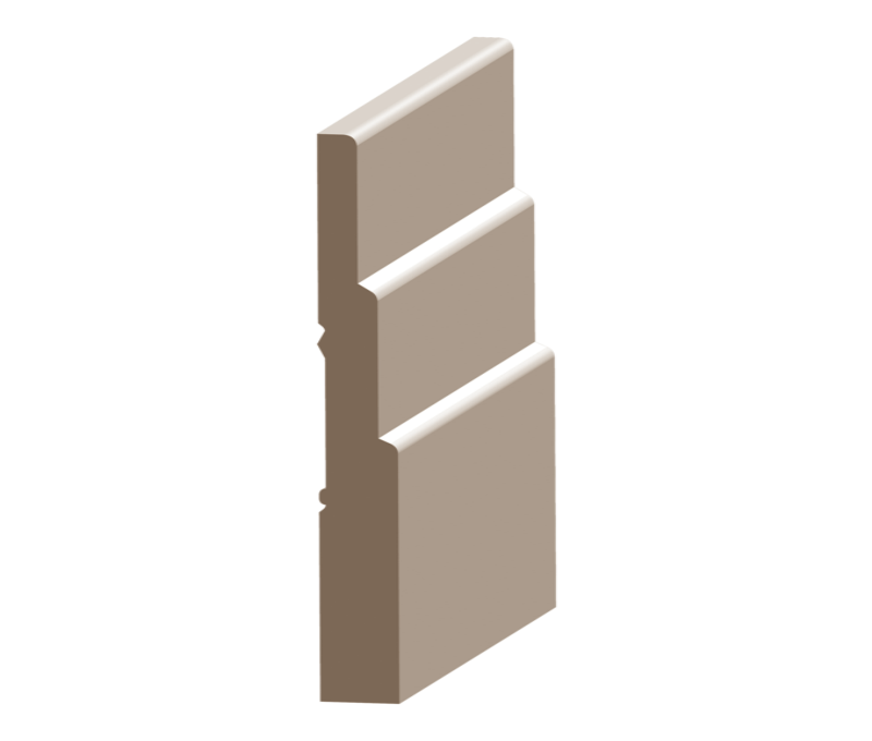 Flex 3 Step Base Baseboard 1/2&quot; x 4-1/8&quot; to match MDF