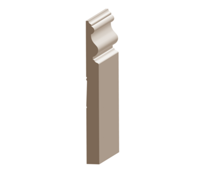 Flex Imperial Baseboard 9/16&quot; x 8-1/4&quot; to match MDF