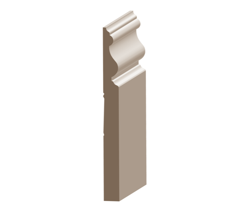Flex Imperial Baseboard 9/16&quot; x 7-1/4&quot; to match MDF