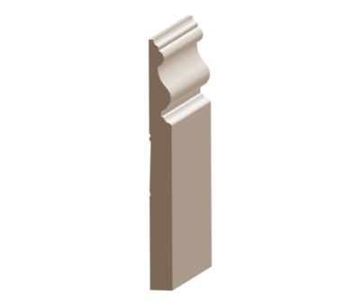Flex Imperial Baseboard 9/16&quot; x 7-1/4&quot; to match MDF