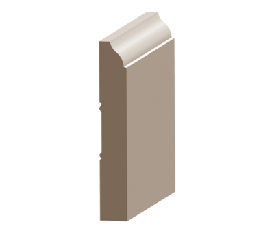 Flex Coronado Baseboard 9/16&quot; x 4-1/4&quot; to match MDF