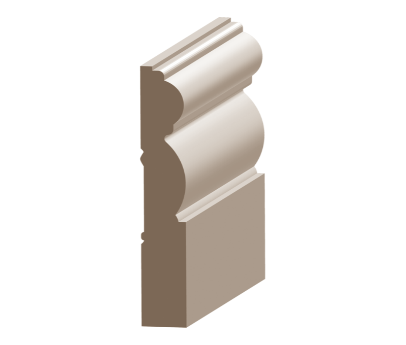 Flex Mission Base Baseboard 9/16&quot; x 3-3/4&quot; to match MDF