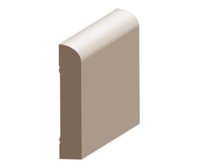 Flex S/L Baseboard 3/8&quot; x 2-1/4&quot; to match MDF