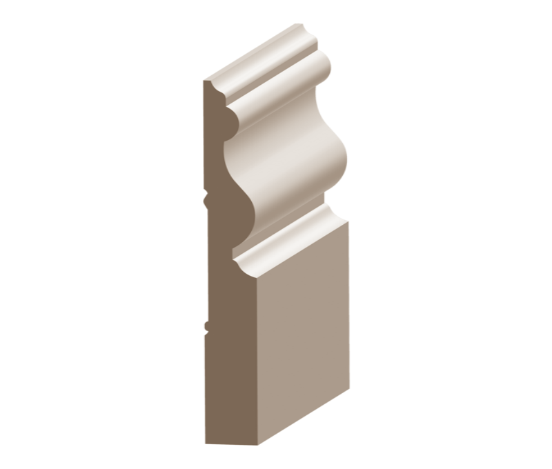 Flex Imperial Baseboard 9/16&quot; x 4-1/2&quot; to match MDF