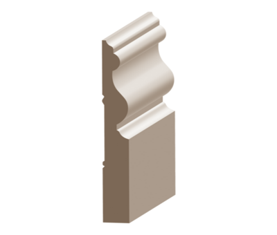 Flex Imperial Baseboard 9/16&quot; x 4-1/2&quot; to match MDF