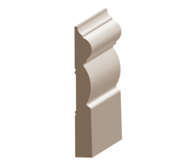 Flex Mission Baseboard 9/16&quot; x 5&quot;  to match MDF