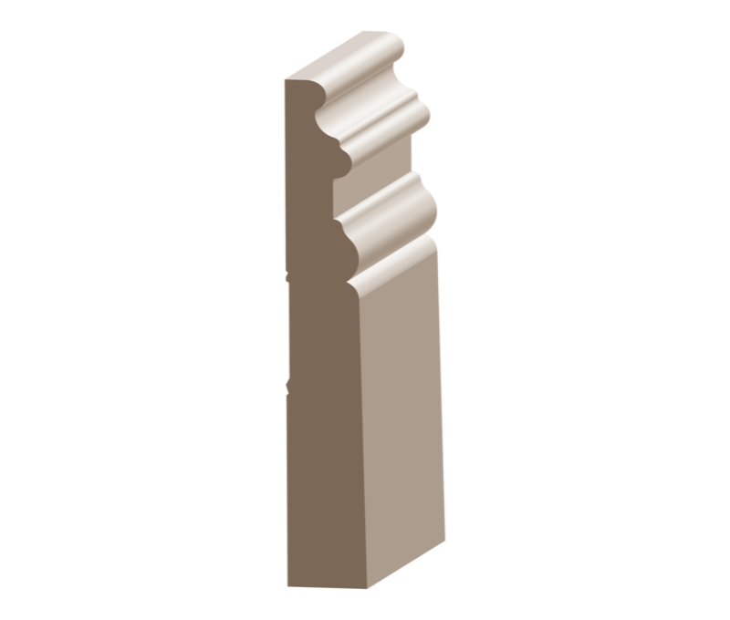 Flex Savannah Baseboard 1&quot; x 7-3/8&quot; to match MDF
