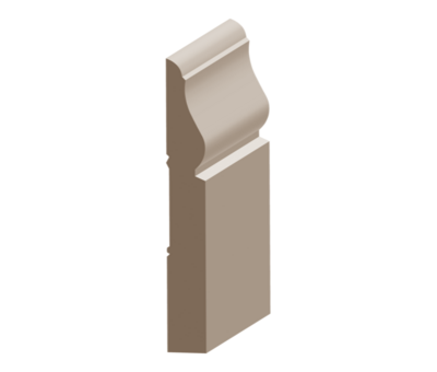 Flex Cresent/Lancaster Baseboard 5/8&quot; x 5-1/4&quot; to match MDF