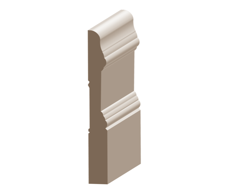 Flex Cresent Baseboard 9/16&quot; x 5-1/4&quot; to match MDF