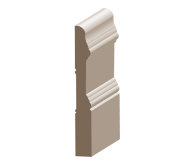 Flex Cresent Baseboard 9/16&quot; x 5-1/4&quot; to match MDF